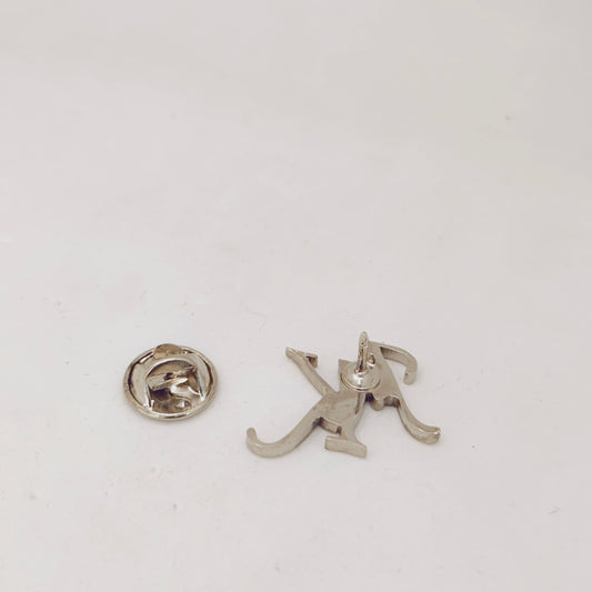 AK Double Initial Lapel Pin
