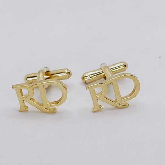 RD Double Initial Cufflinks