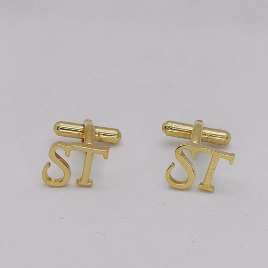 ST Double Initial Cufflinks