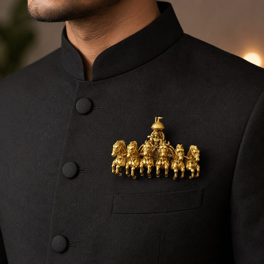 Surya Shadashva Brooch