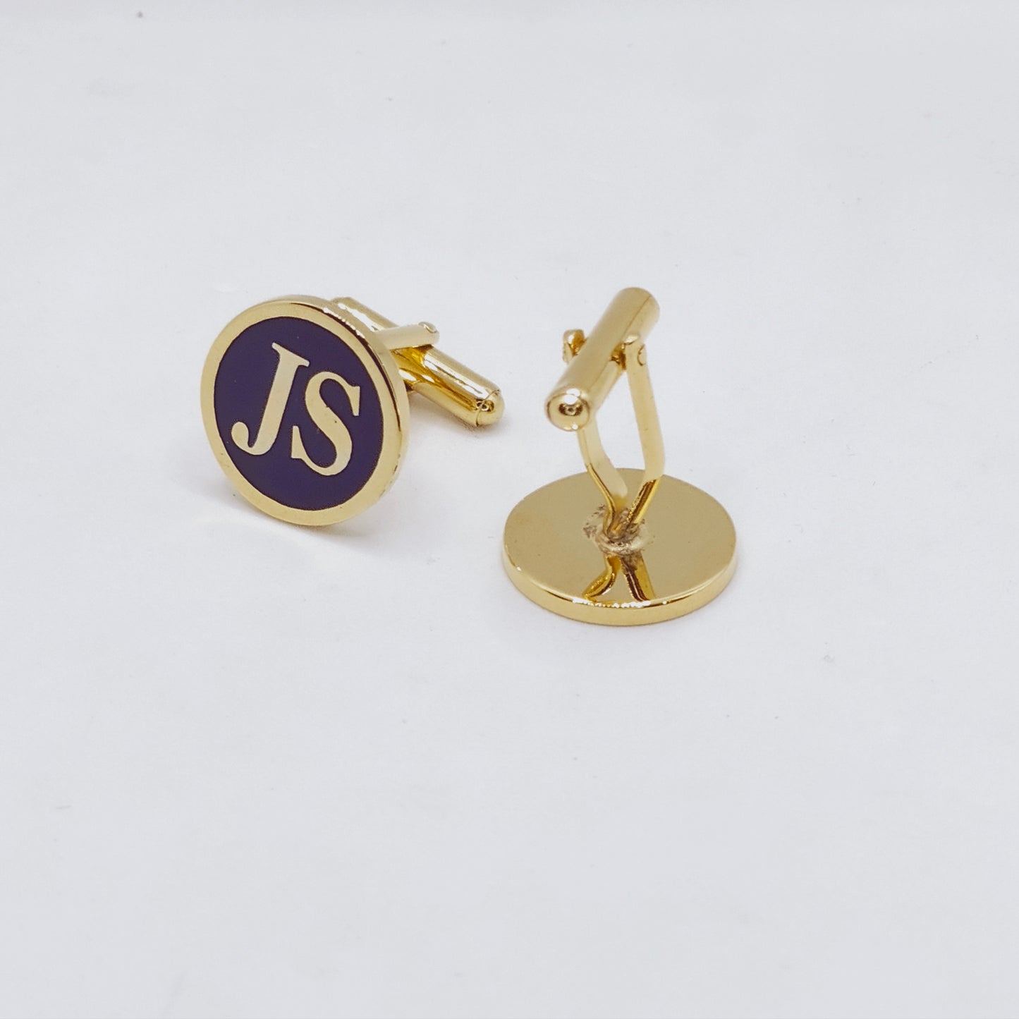 JS Initial Monogram Cufflinks