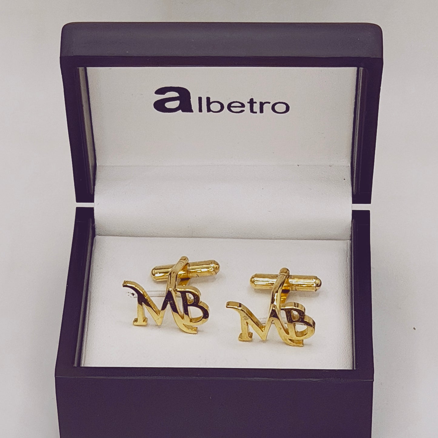 MB Double Initial Cufflinks
