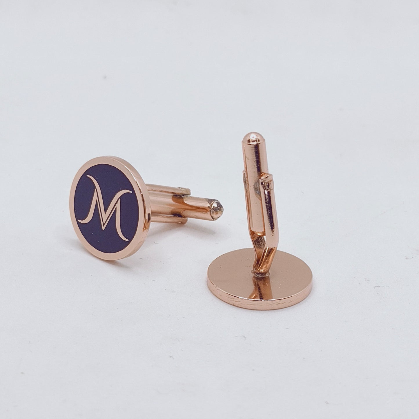 Initial M Monogram Cufflinks