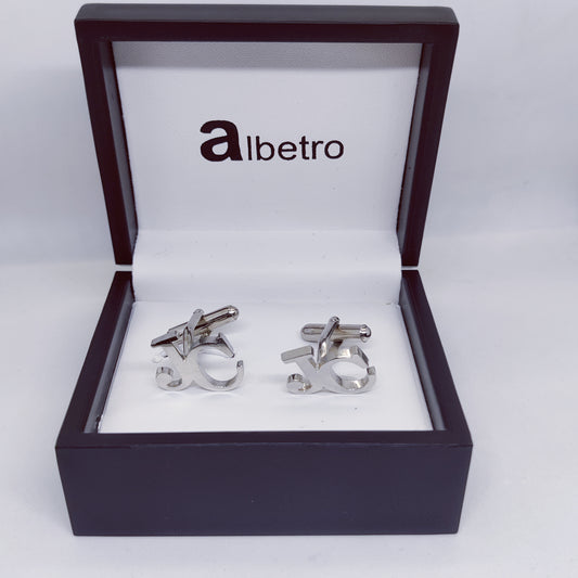 JC Double Initial Cufflinks