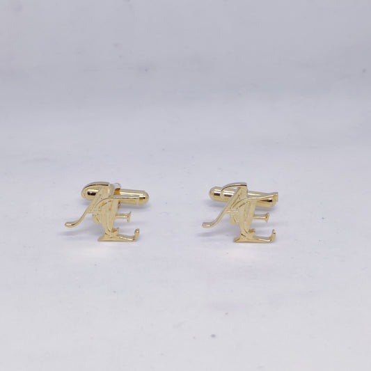 AE Double Initial Cufflinks