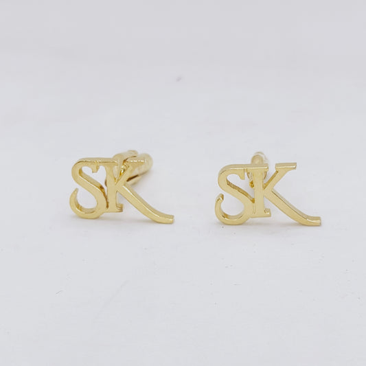 SK Double Initial Cufflinks
