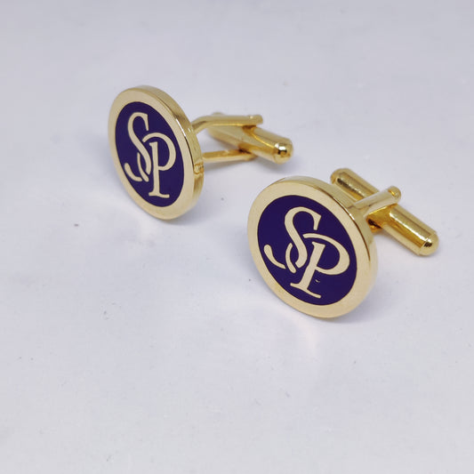 SP Initial Monogram Cufflinks