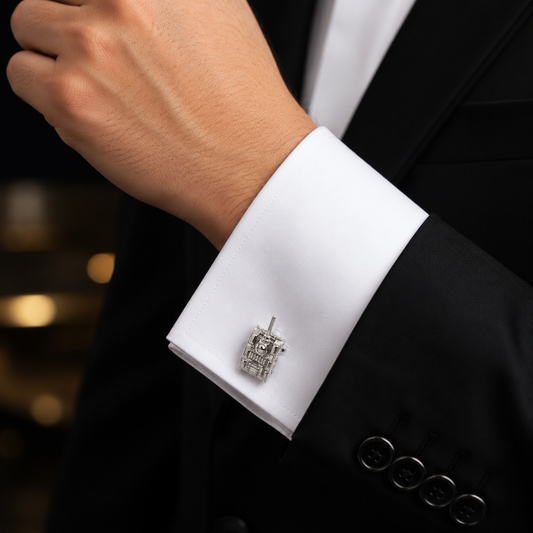 Armoured Tank Cufflinks