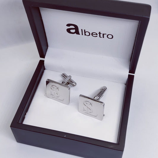 LS engraved Cufflinks