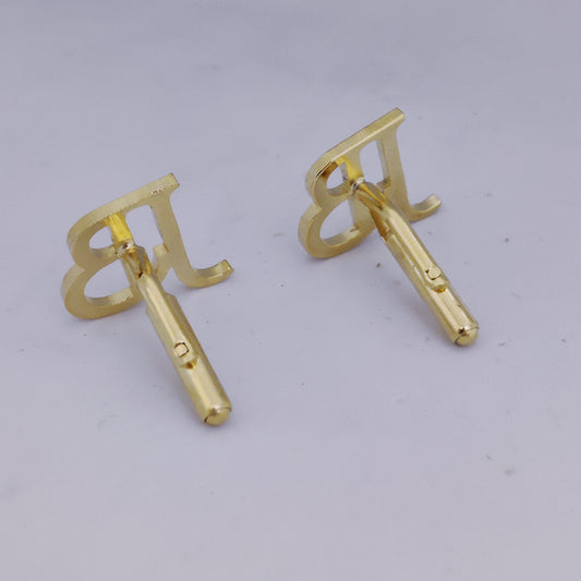 JB Double Initial Cufflinks