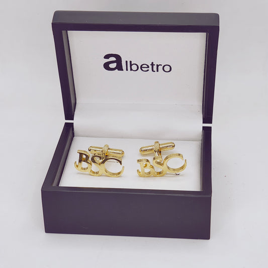 BSC Triple Initials Cufflinks