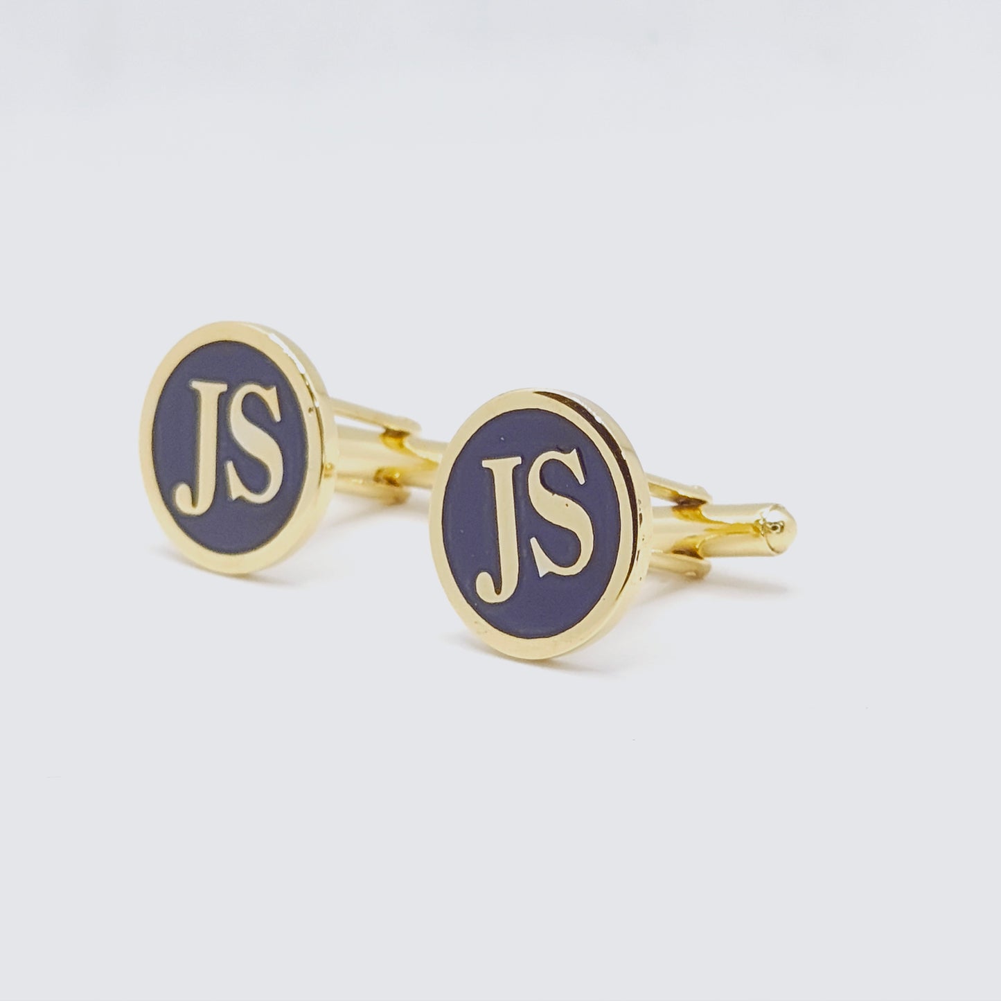 JS Initial Monogram Cufflinks