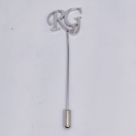 Double initial Lapel Pin