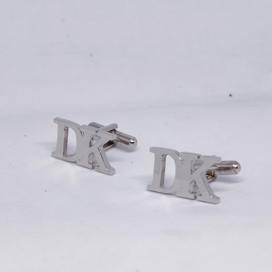 DK Double Initial Cufflinks