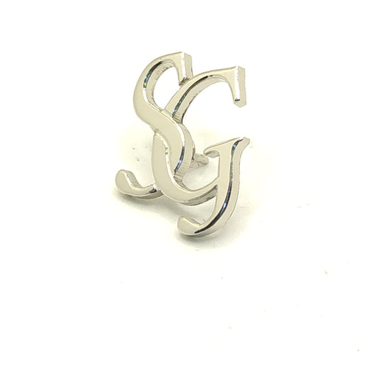 SG Double Initial Lapel Pin