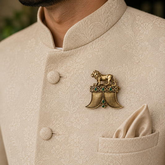 Kesari Brooch