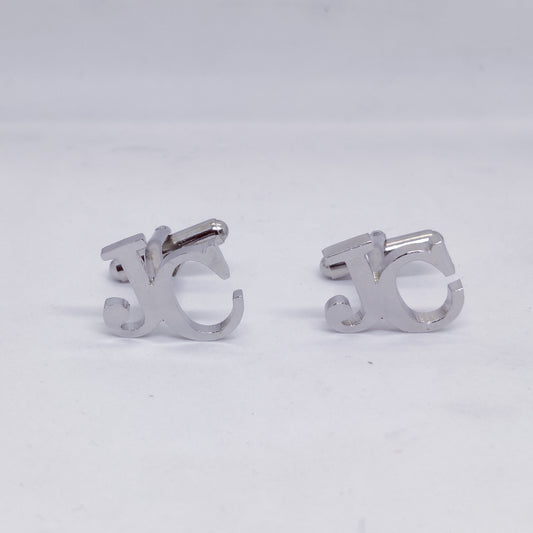 JC Double Initial Cufflinks