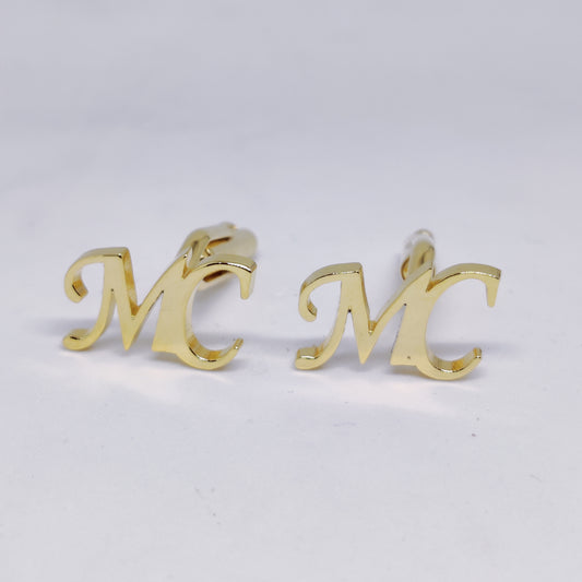 MC Double Initial Cufflinks
