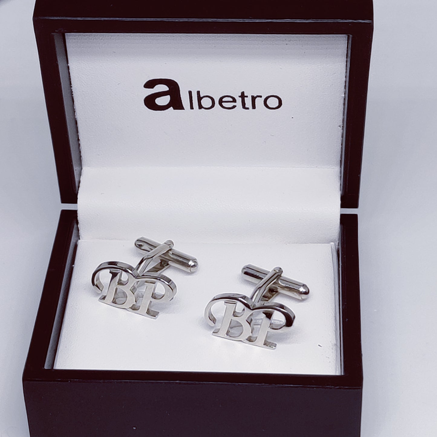 BP Double Initial Cufflinks