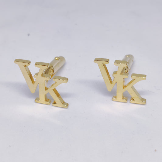 VK Double Initial Cufflinks