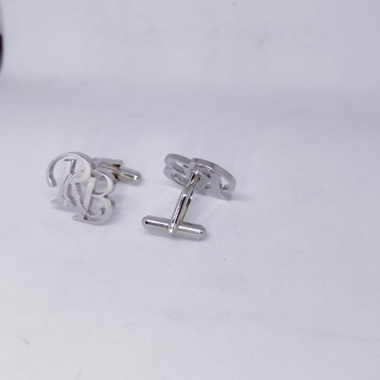 RB Double Initial Cufflinks