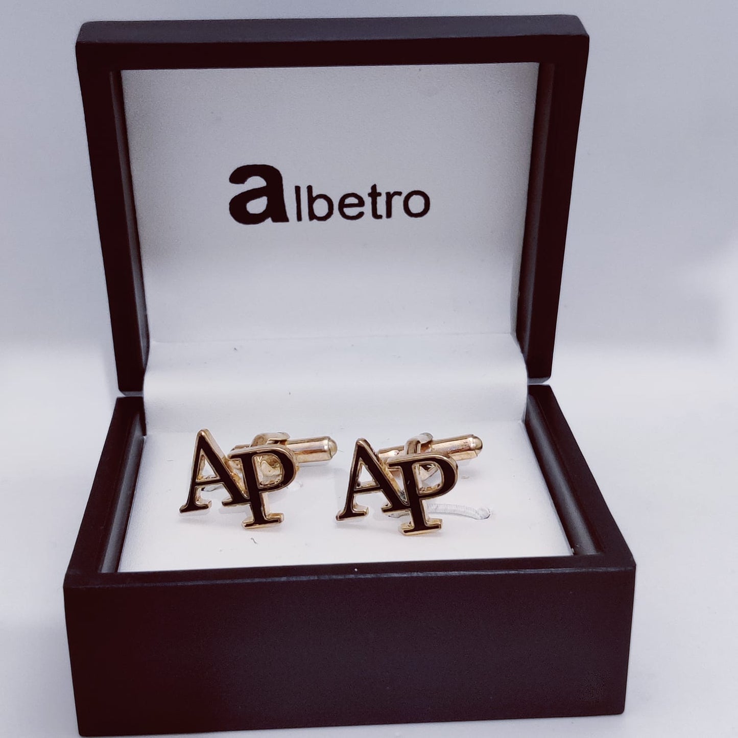 AP Initial Enamel Cufflinks