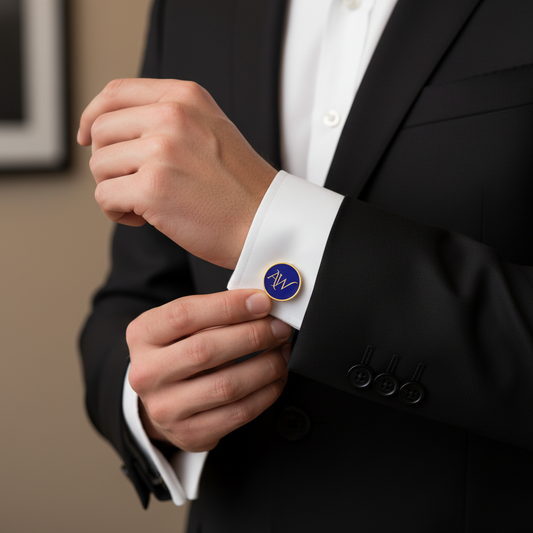 AW Initial Monogram Cufflinks