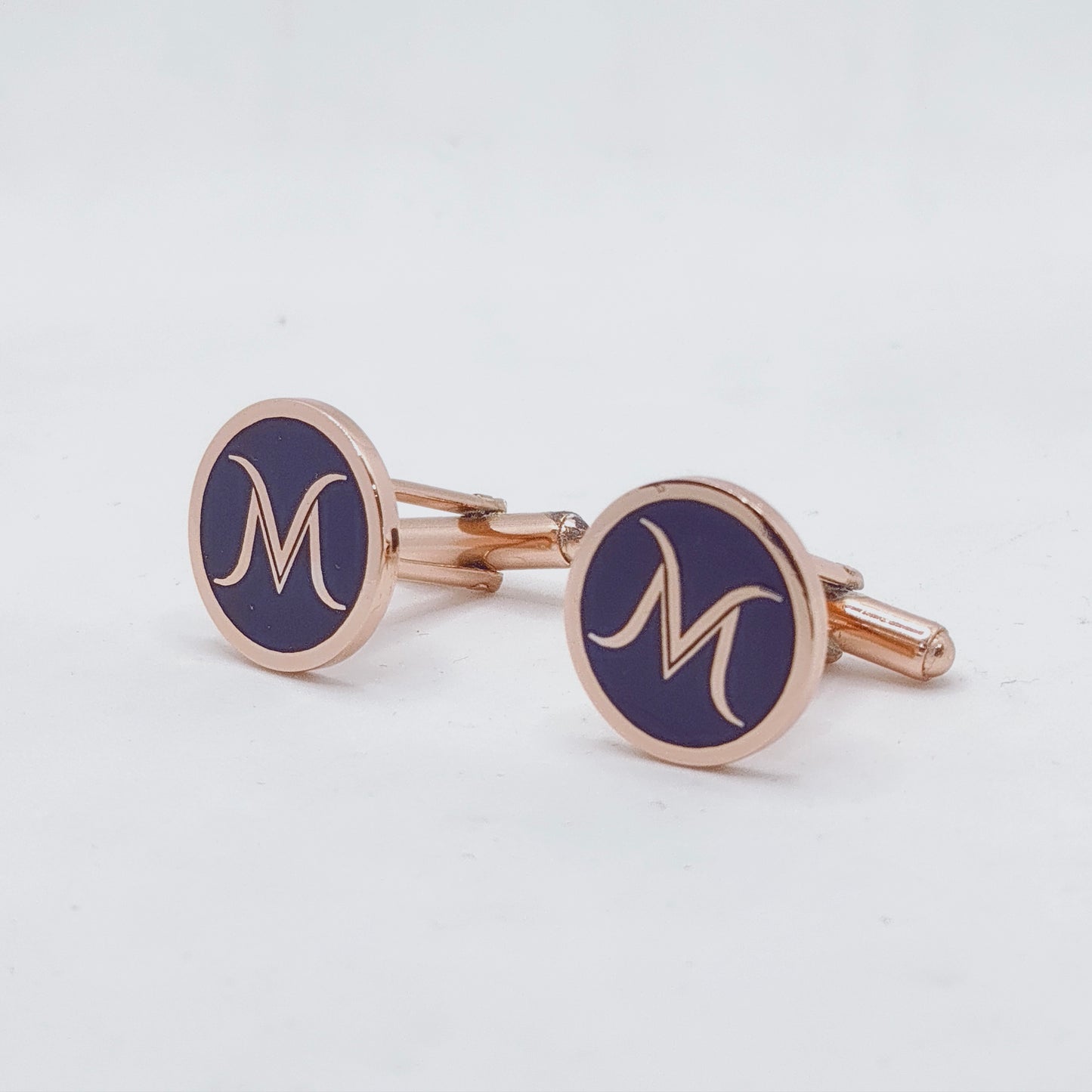 Initial M Monogram Cufflinks