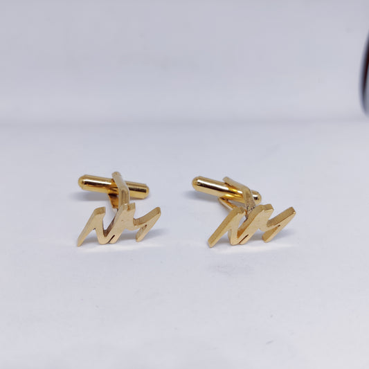 NM Double Initial Cufflinks