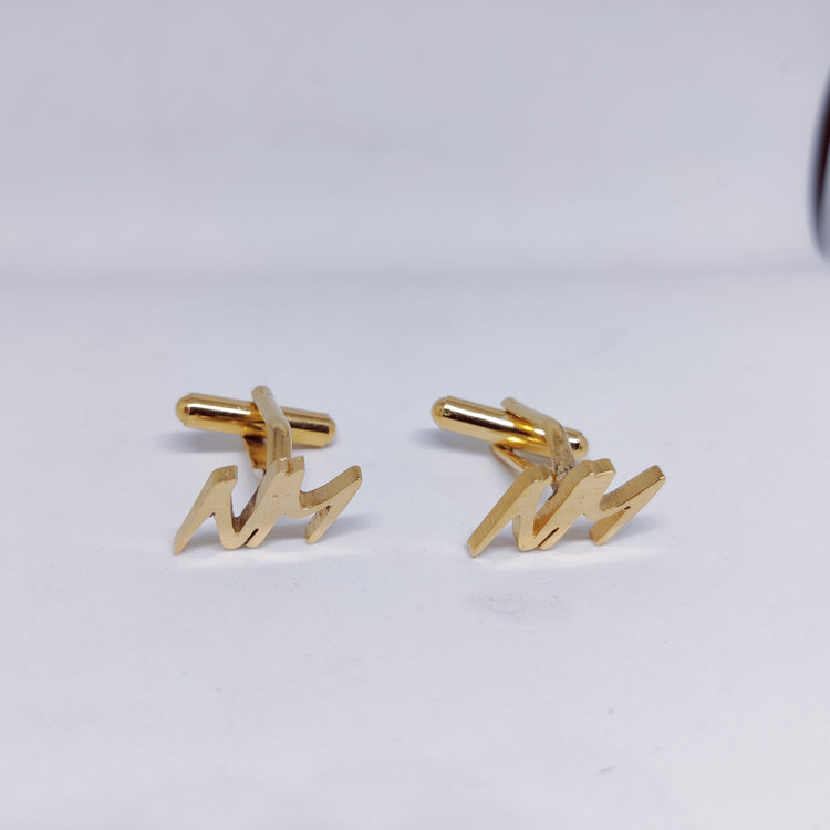 NM Double Initial Cufflinks