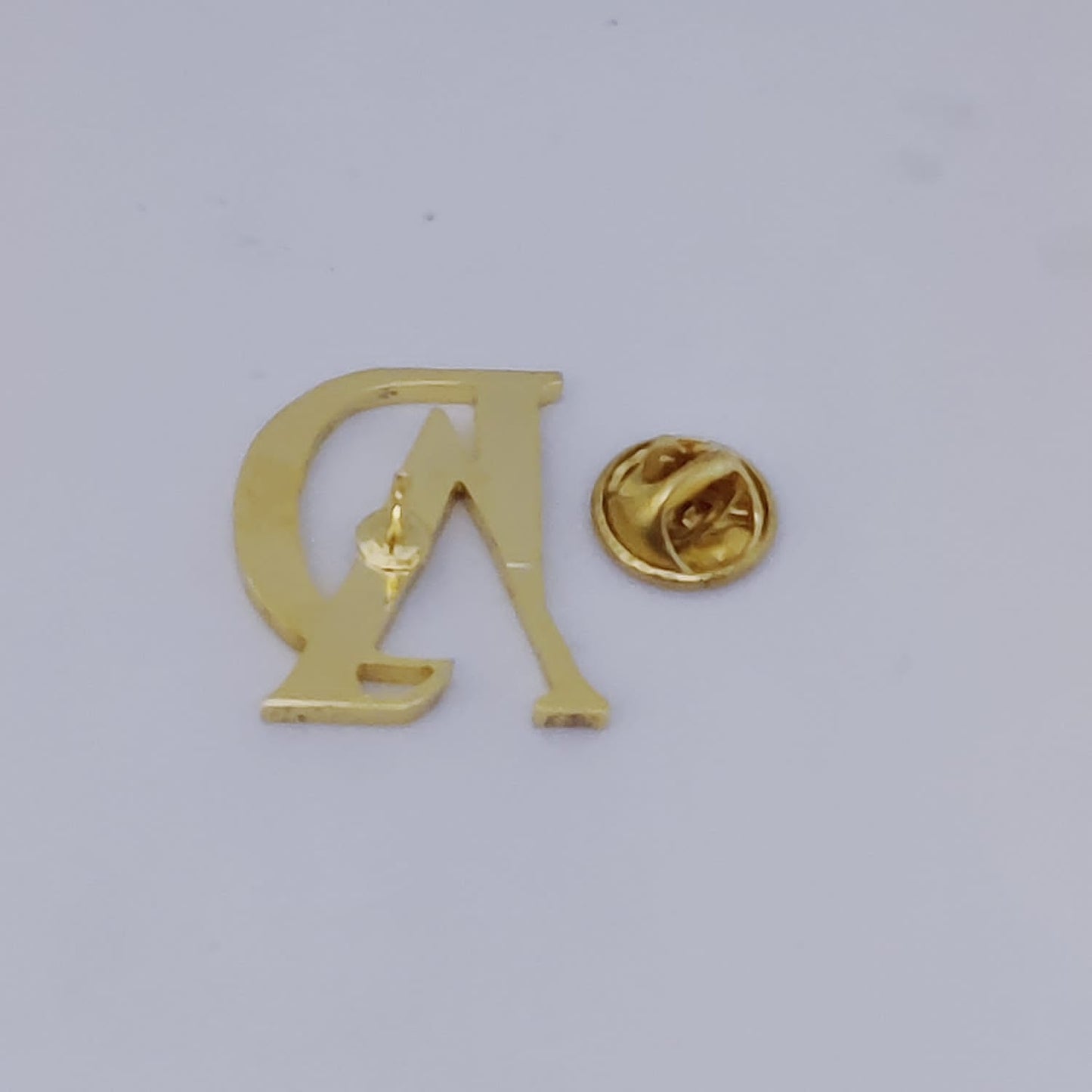 AD Double Initial Lapel Pin