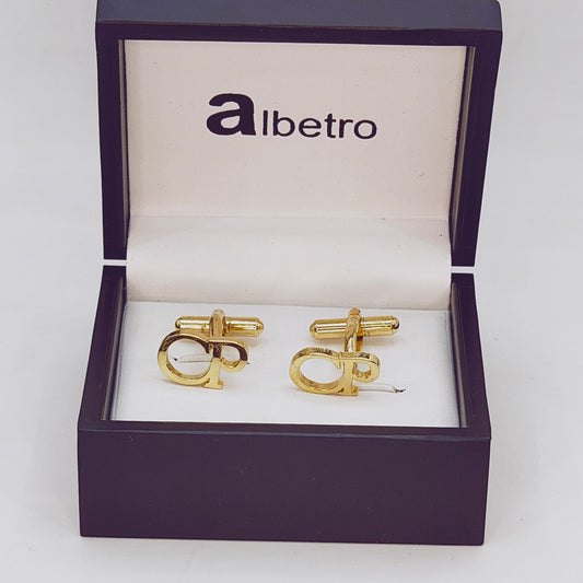 CP Double Initial Cufflinks