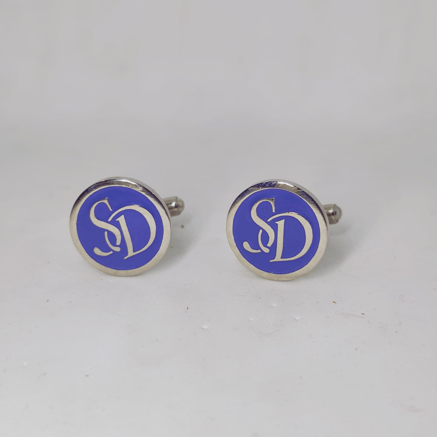 SD initial monogram cufflinks