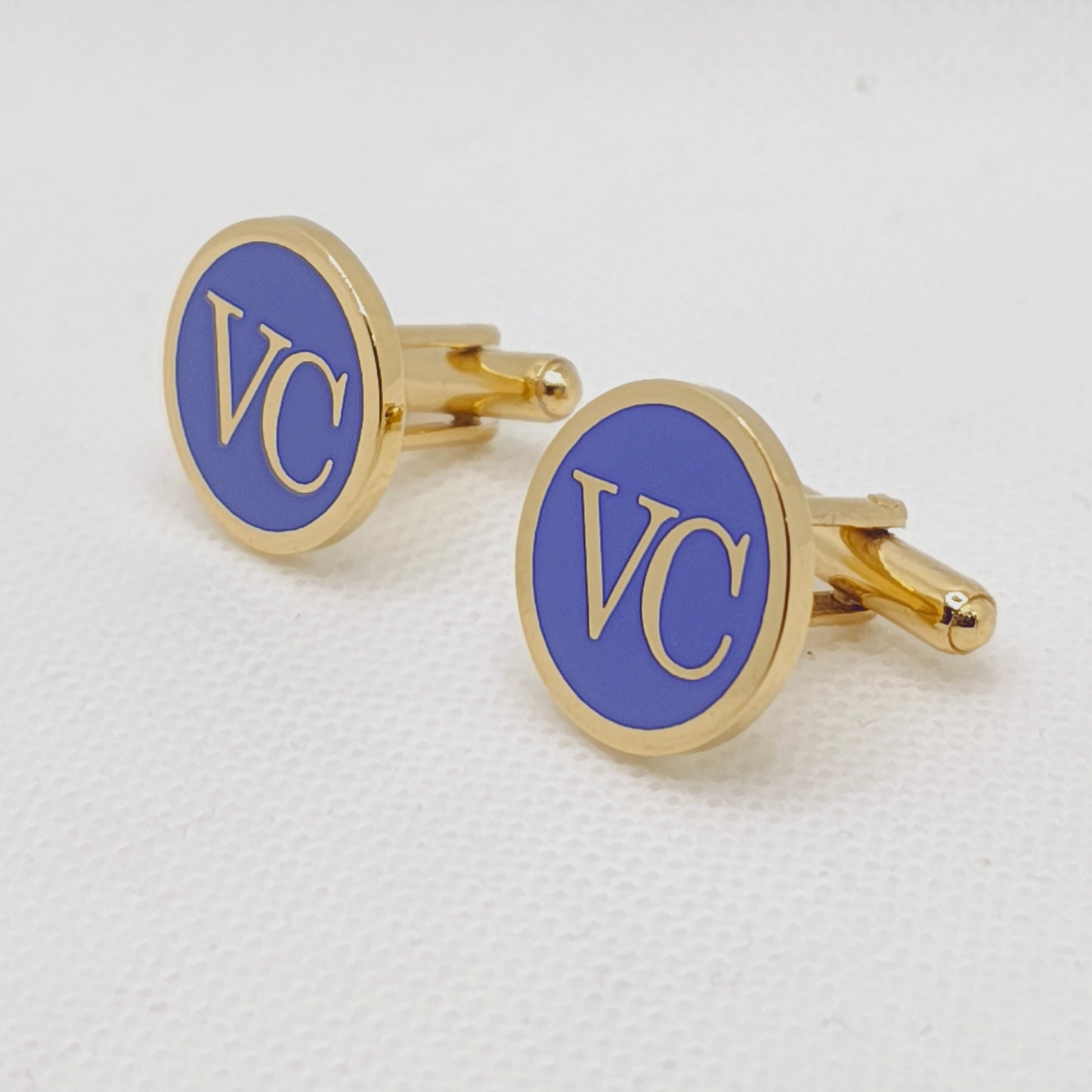 VC initial monogram cufflinks