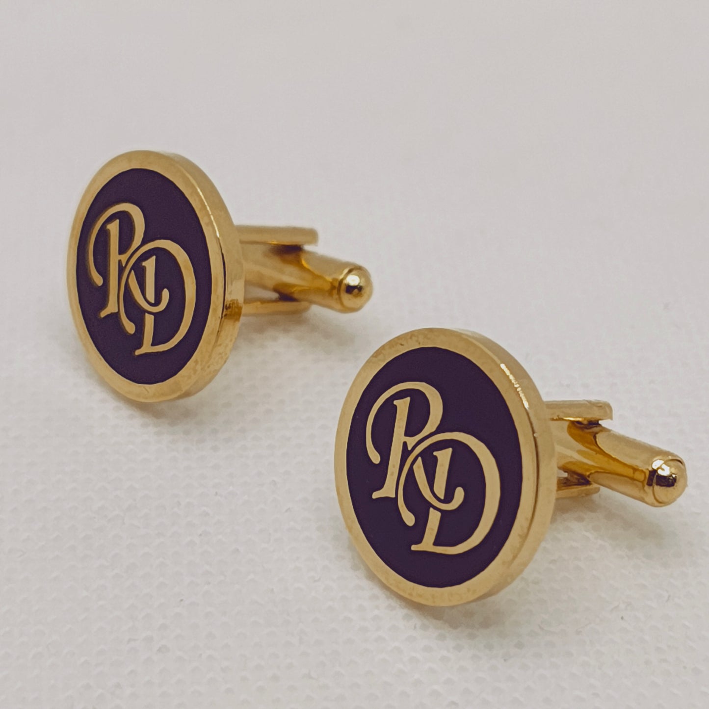 RD initial monogram cufflinks