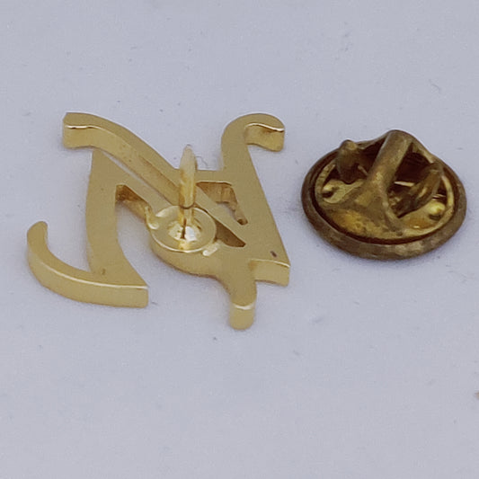 VA Double Initial Lapel Pin