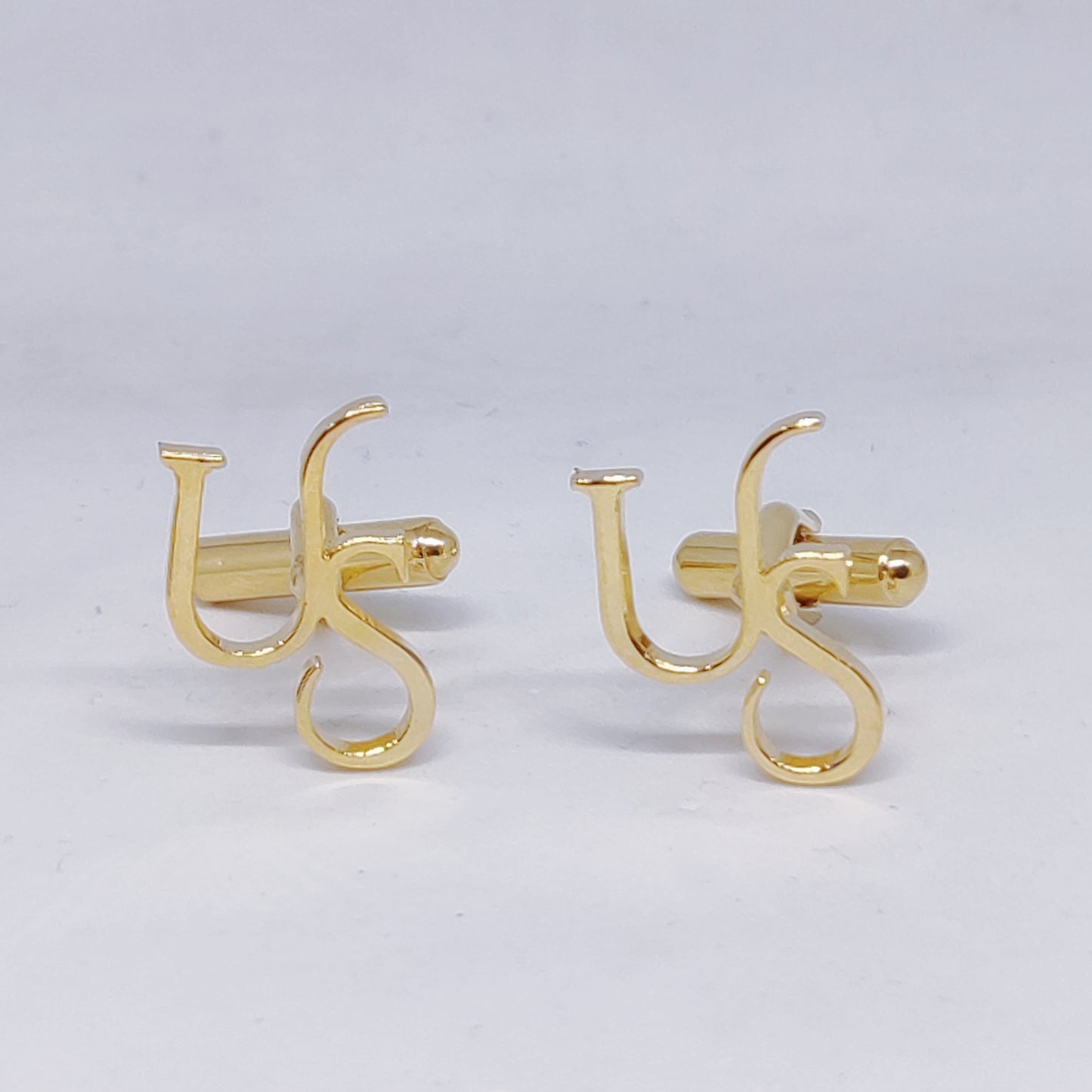 US Double Initial Cufflinks