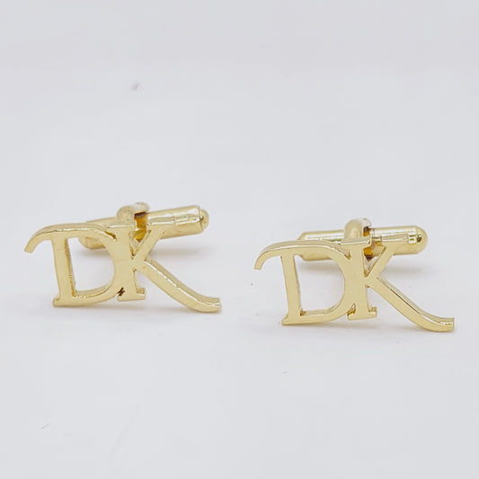 DK Double Initial Cufflinks
