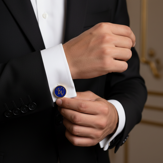 KV Initial Monogram Cufflinks