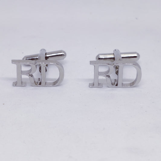 RD Double Initial Cufflinks