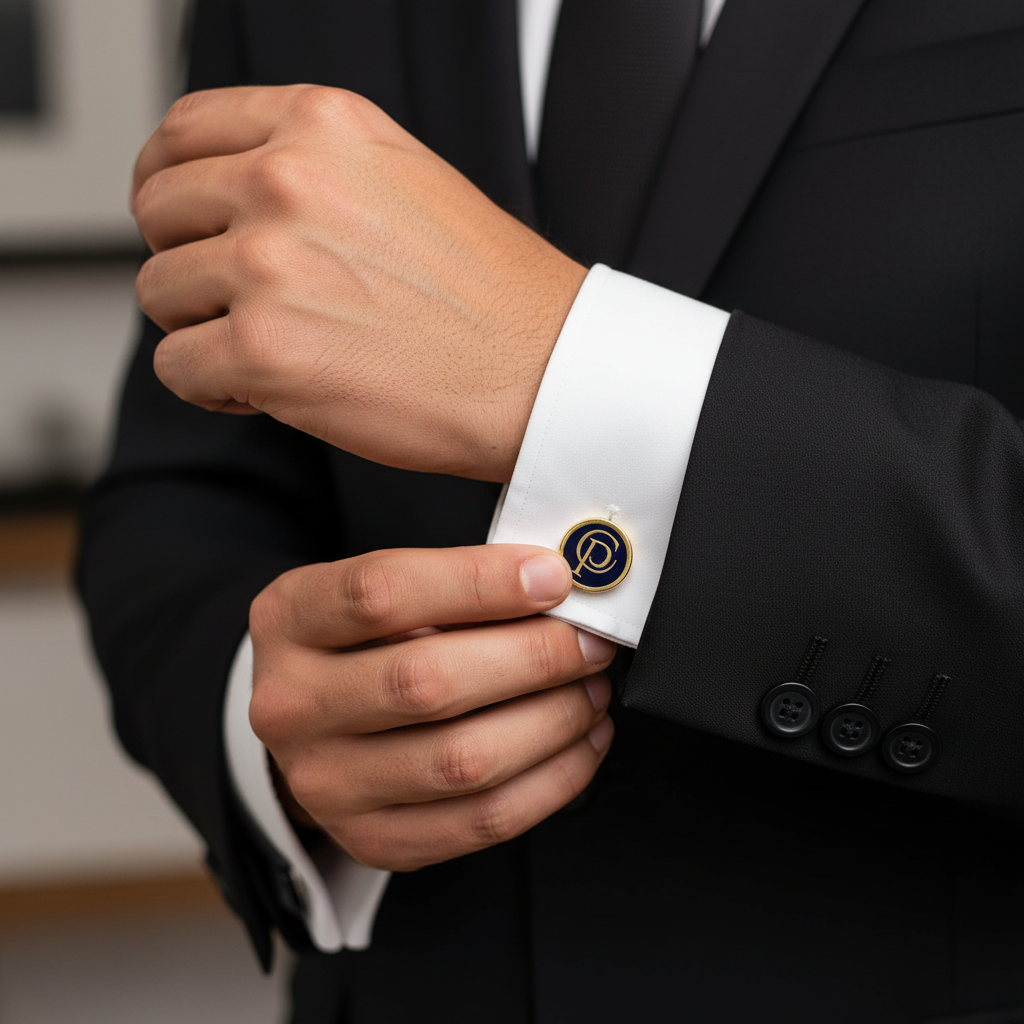 CP Initial Monogram Cufflinks