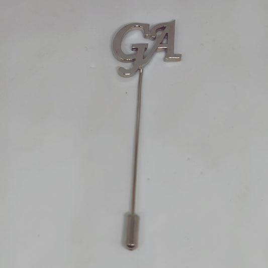 GA Double Initial Lapel Pin