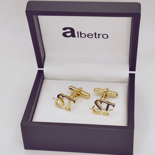ST Double Initial Cufflinks