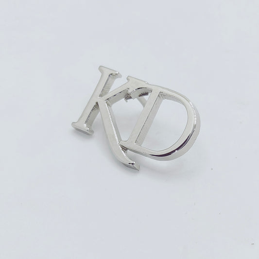 KD Double Initial Lapel Pin