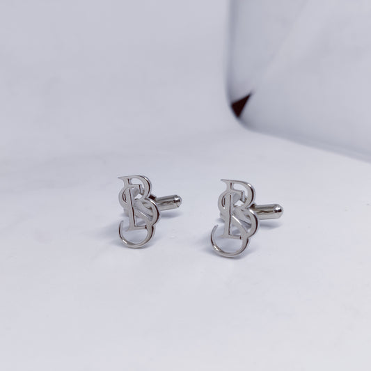 BS SB Double Initial Cufflinks