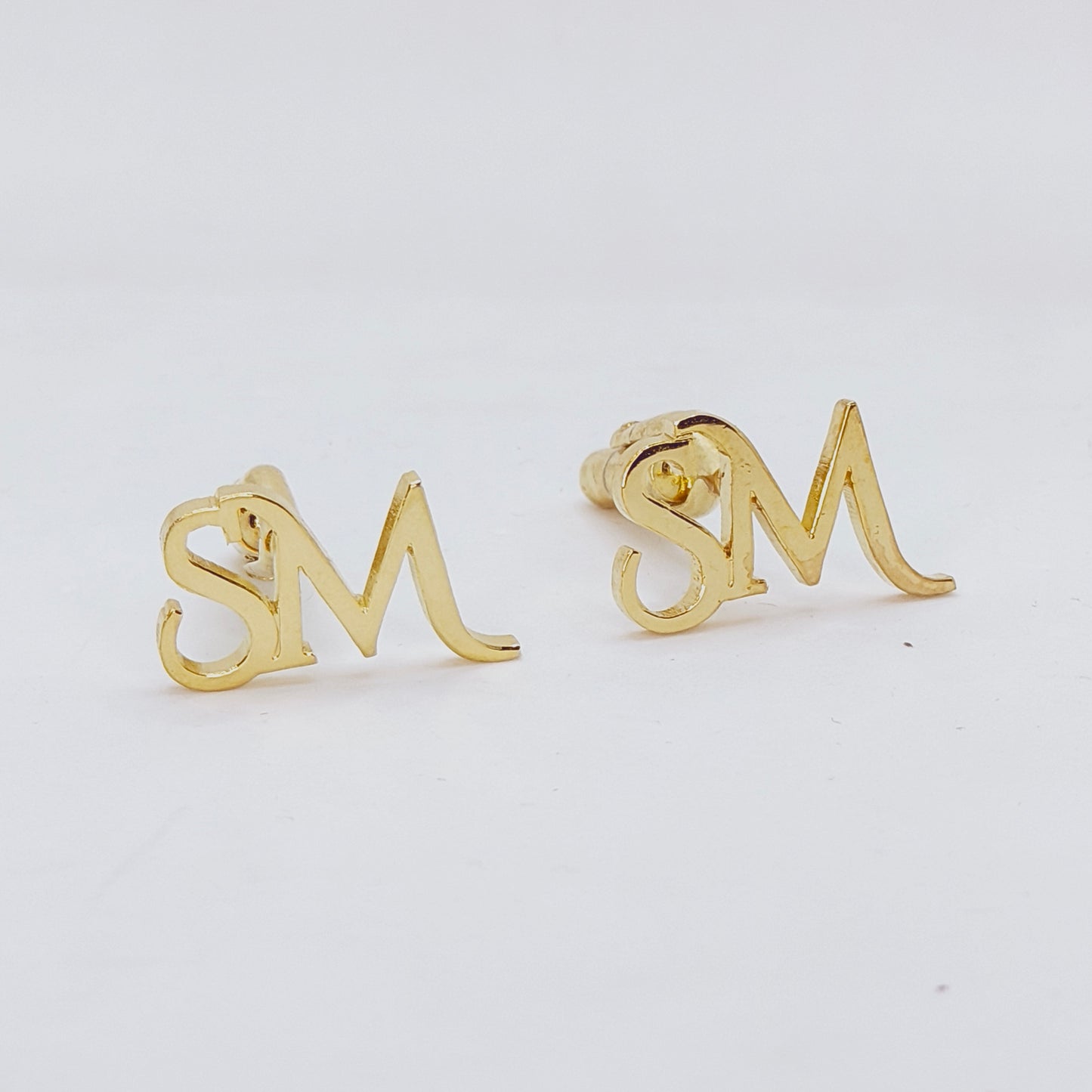 SM Double Initial Cufflinks