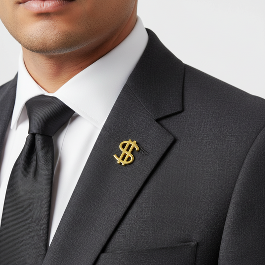 Dollar Sign Lapel Pin