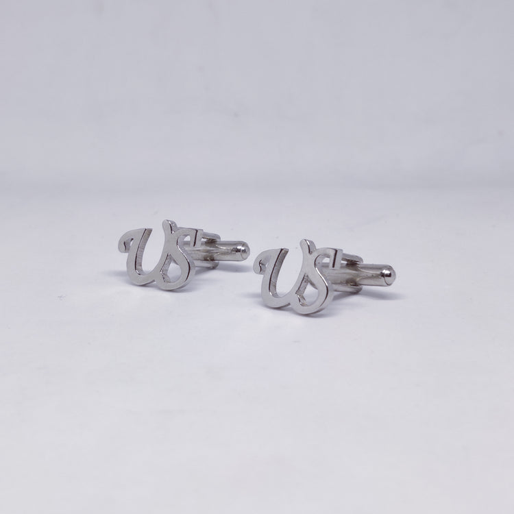 US Double Initial Cufflinks