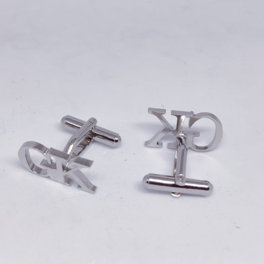 GK Double Initial Cufflinks