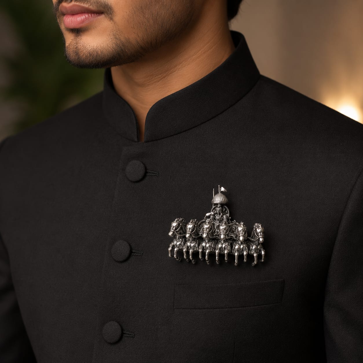 Surya Shadashva Brooch